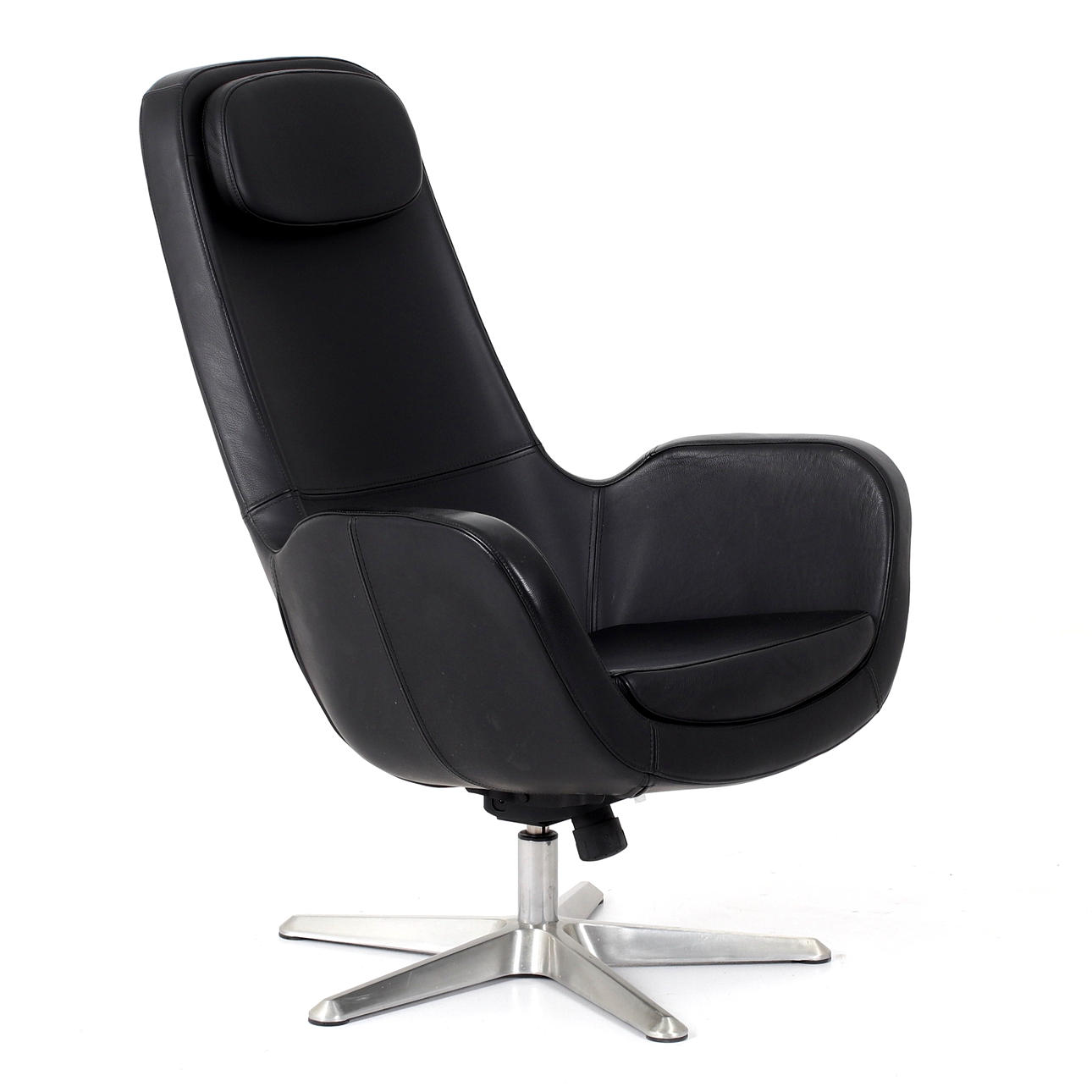 FÅTÖLJ, "Arvika", läder, IKEA, 2000-tal.