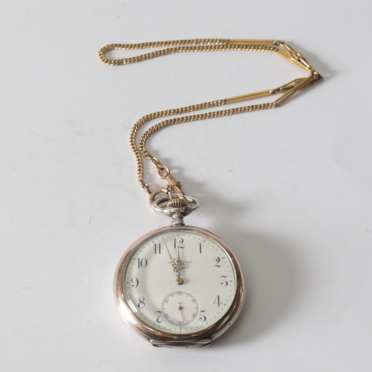 FICKUR, silver, Longines, 1900-talets första hälft.