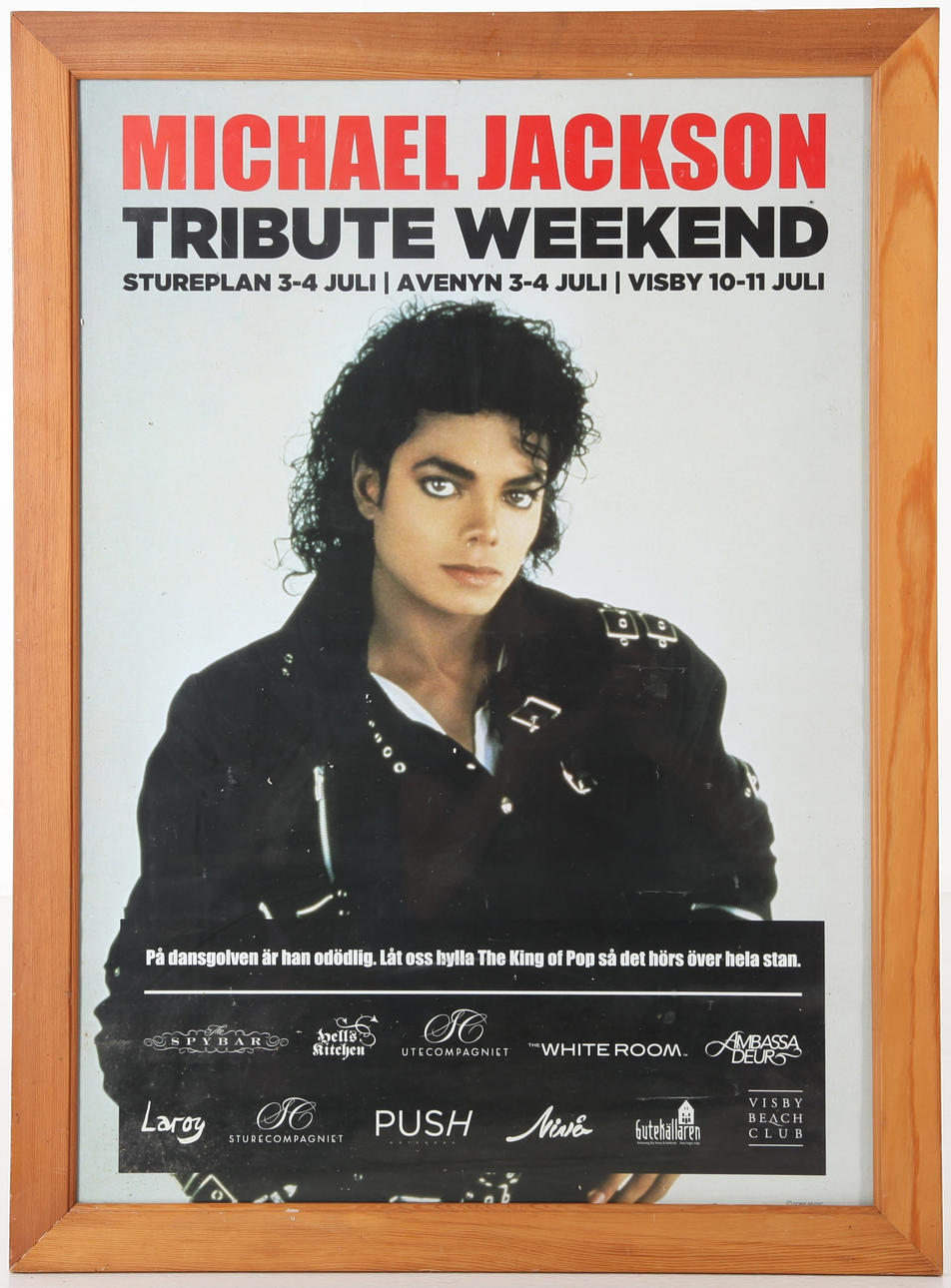 POSTER, Michel Jackson Tribute Weekend 2009.