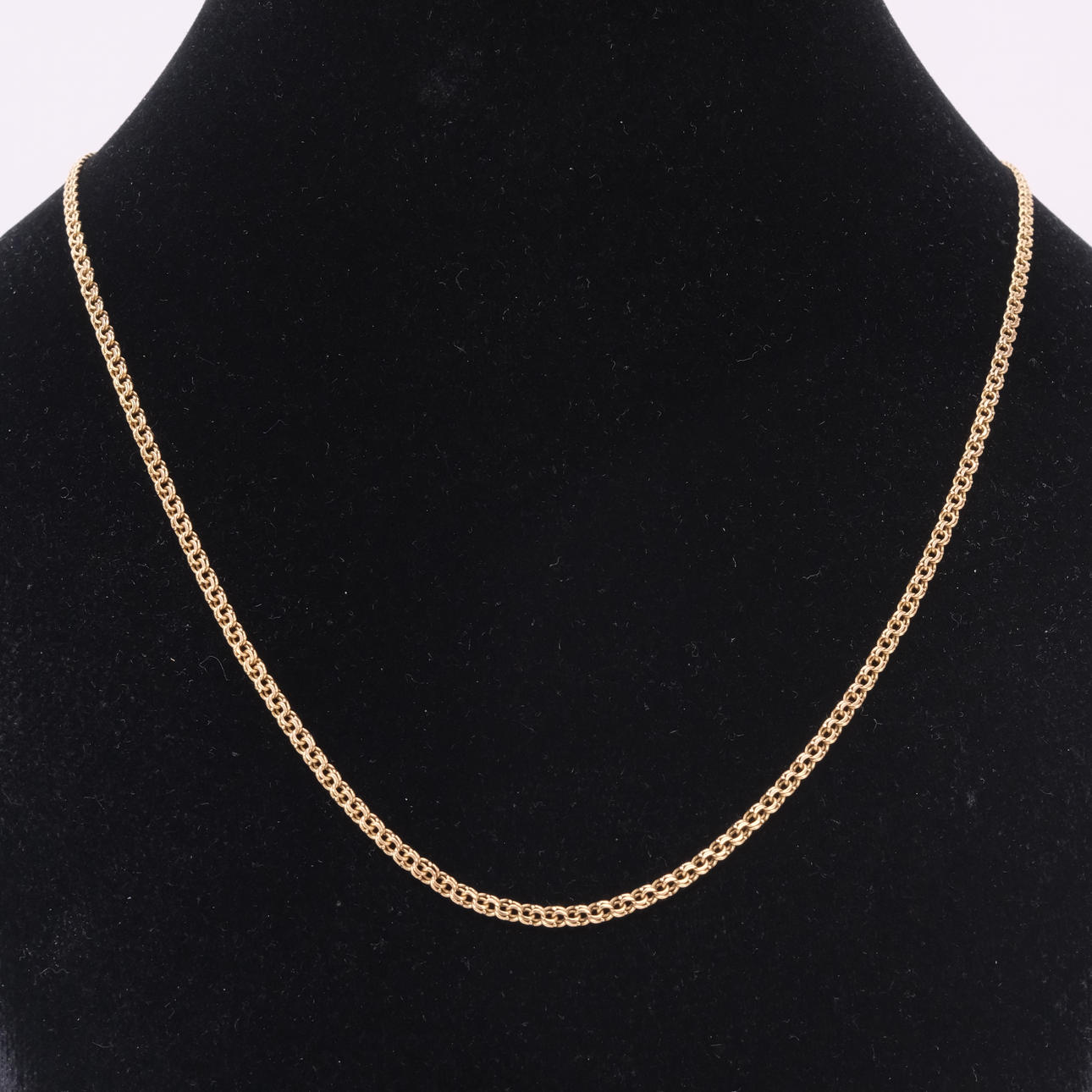 COLLIER, BISMARCKLÄNK, 18K GULD.