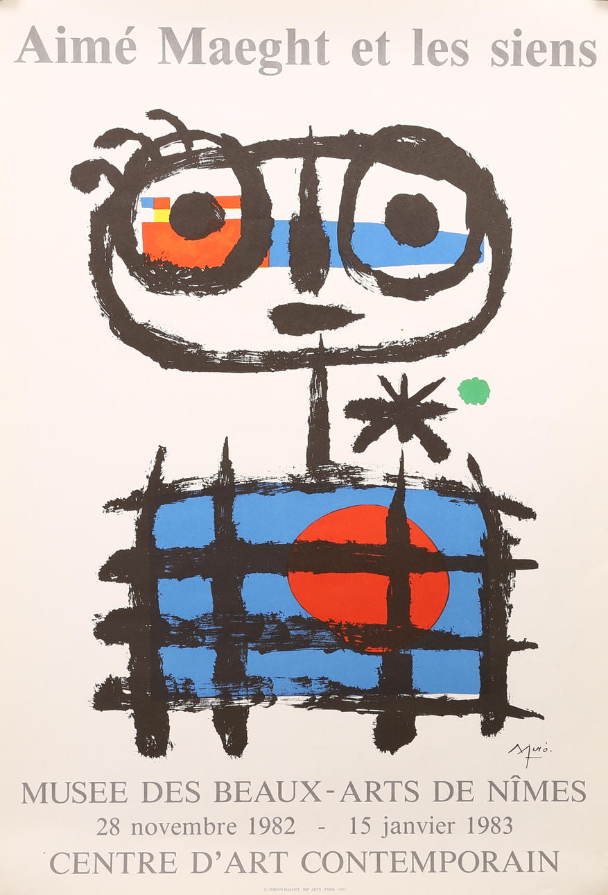 MIRO. Juliste, Galleria maegt.