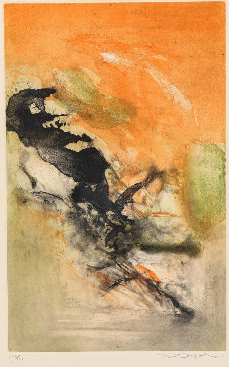 ZAO WOU-KI. "Canto Pisan" 1972.
