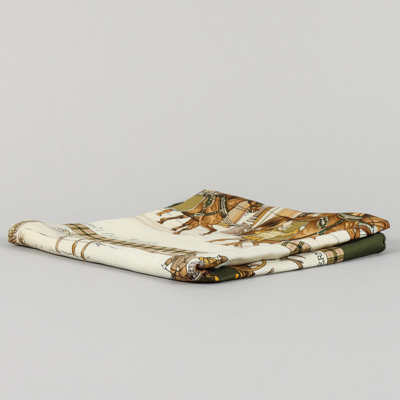 HERMÈS, "L'Hiver en Poste", scarf.