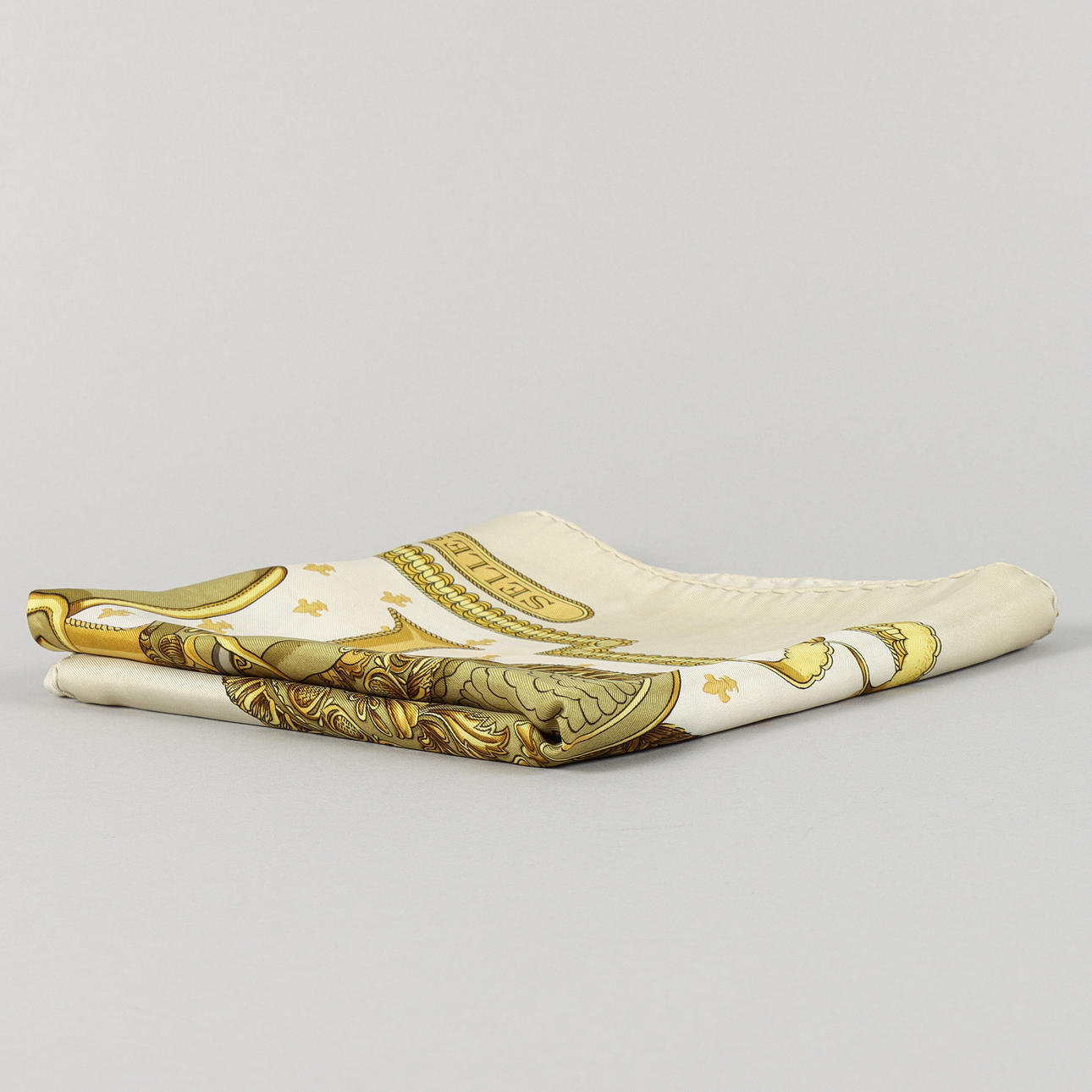 HERMÈS, "Selles a Housse", scarf.