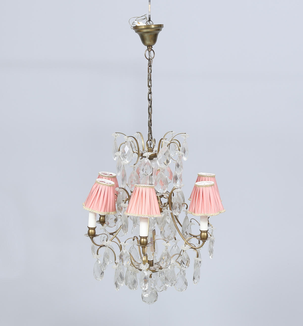CHANDELIER with crystals, Rococo style, 20th century. Lighting & Lamps ...