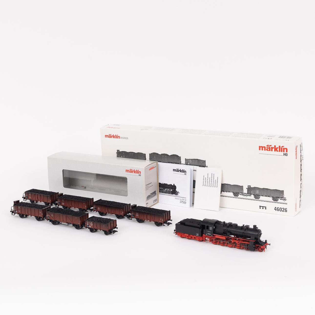 MÄRKLIN INSIDER. Ånglok med tender 37589, BR 58.10-21, Deutsche ...