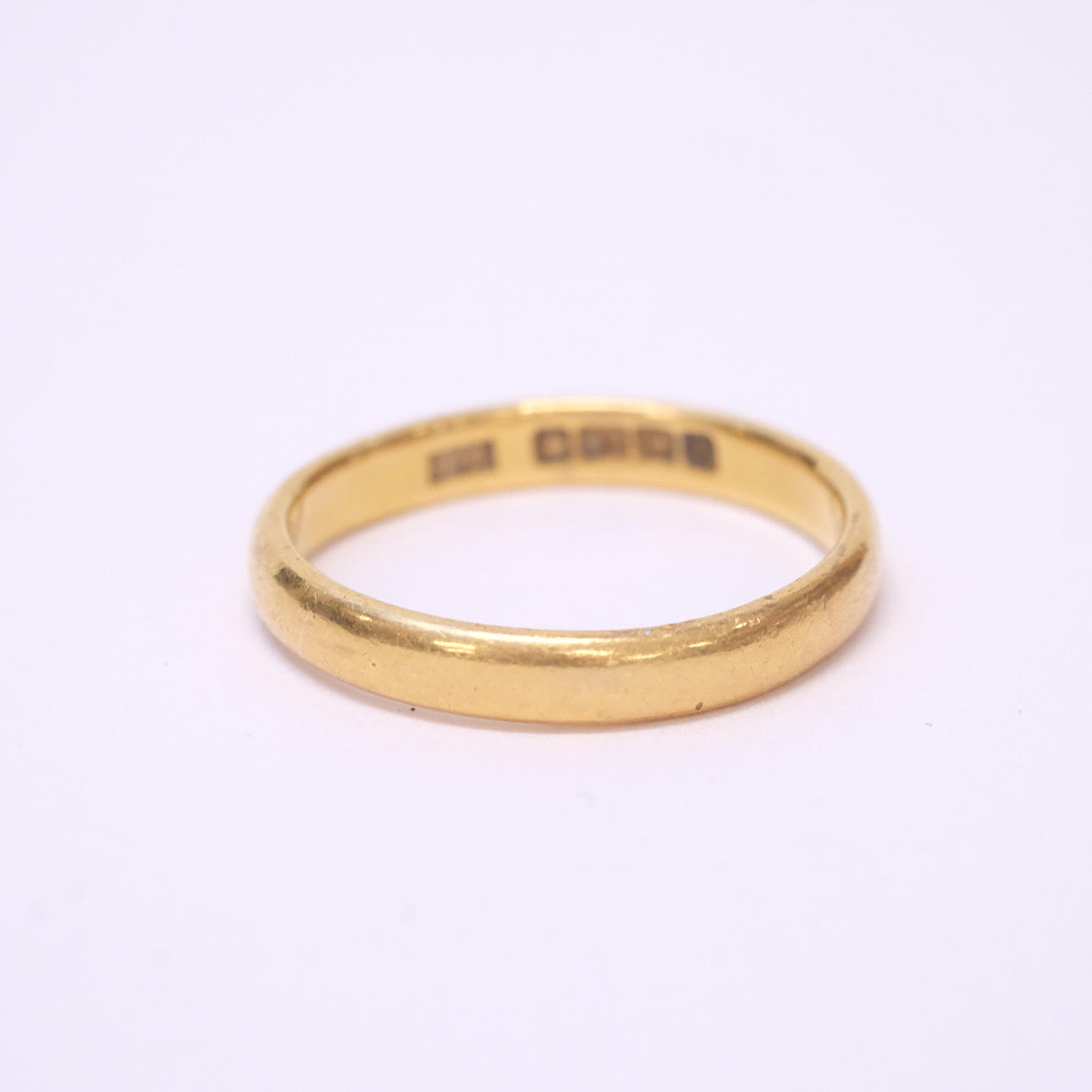 RING, 22K GULD, BIRMINGHAM, ENGLAND.