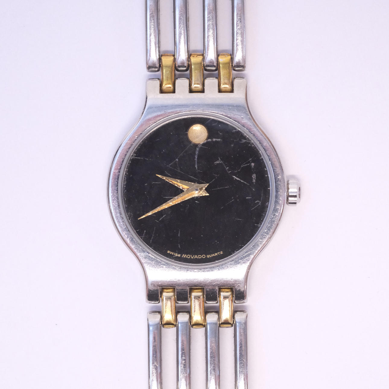 MOVADO, DAMARMBANDSUR, STÅL, QUARTZ.