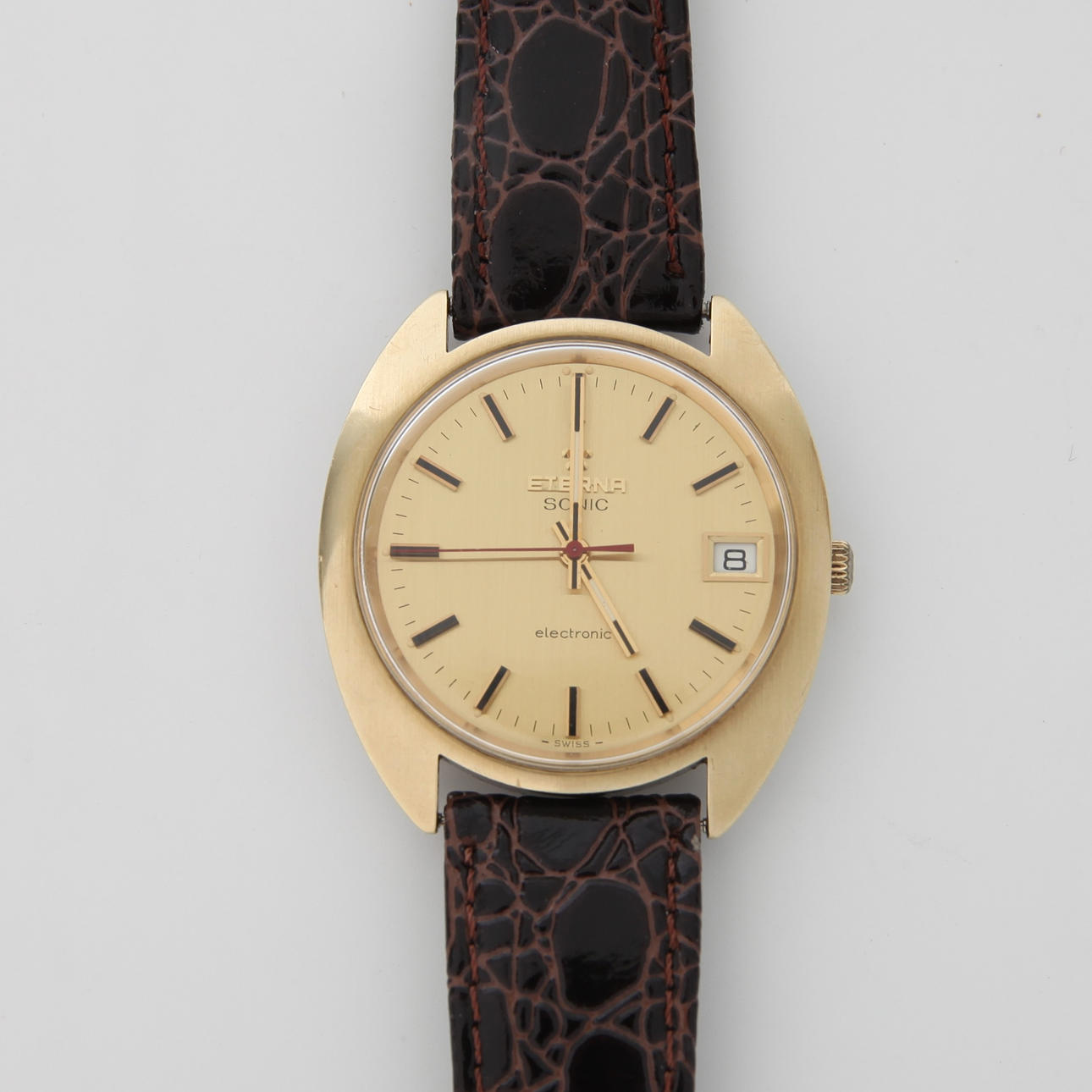 ARMBANDSUR ETERNA Sonic, stämgaffelur, electronic, 1970-tal.