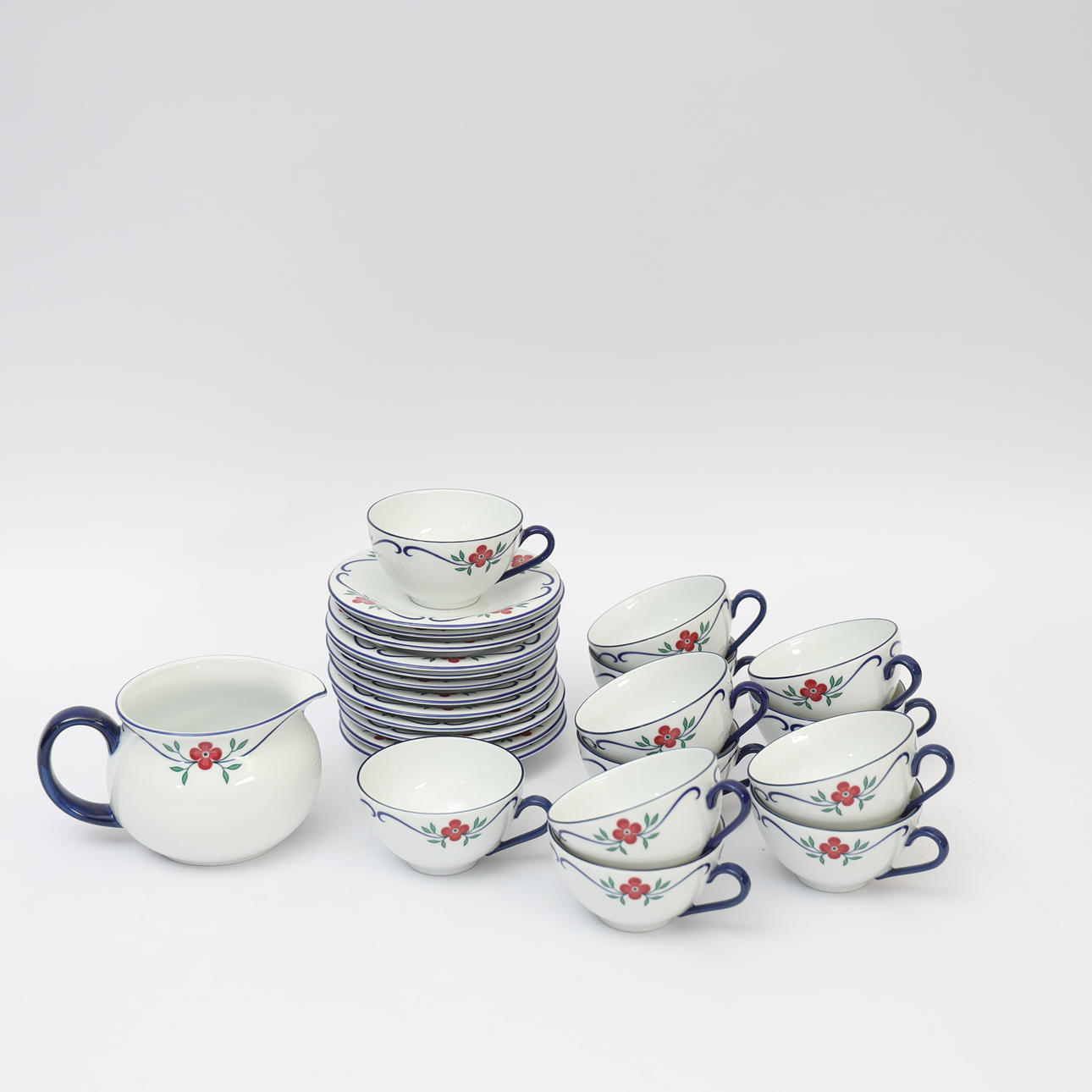 PIA RÖNNDAHL. Kaffeservis, "Sundborn" Rörstrand.