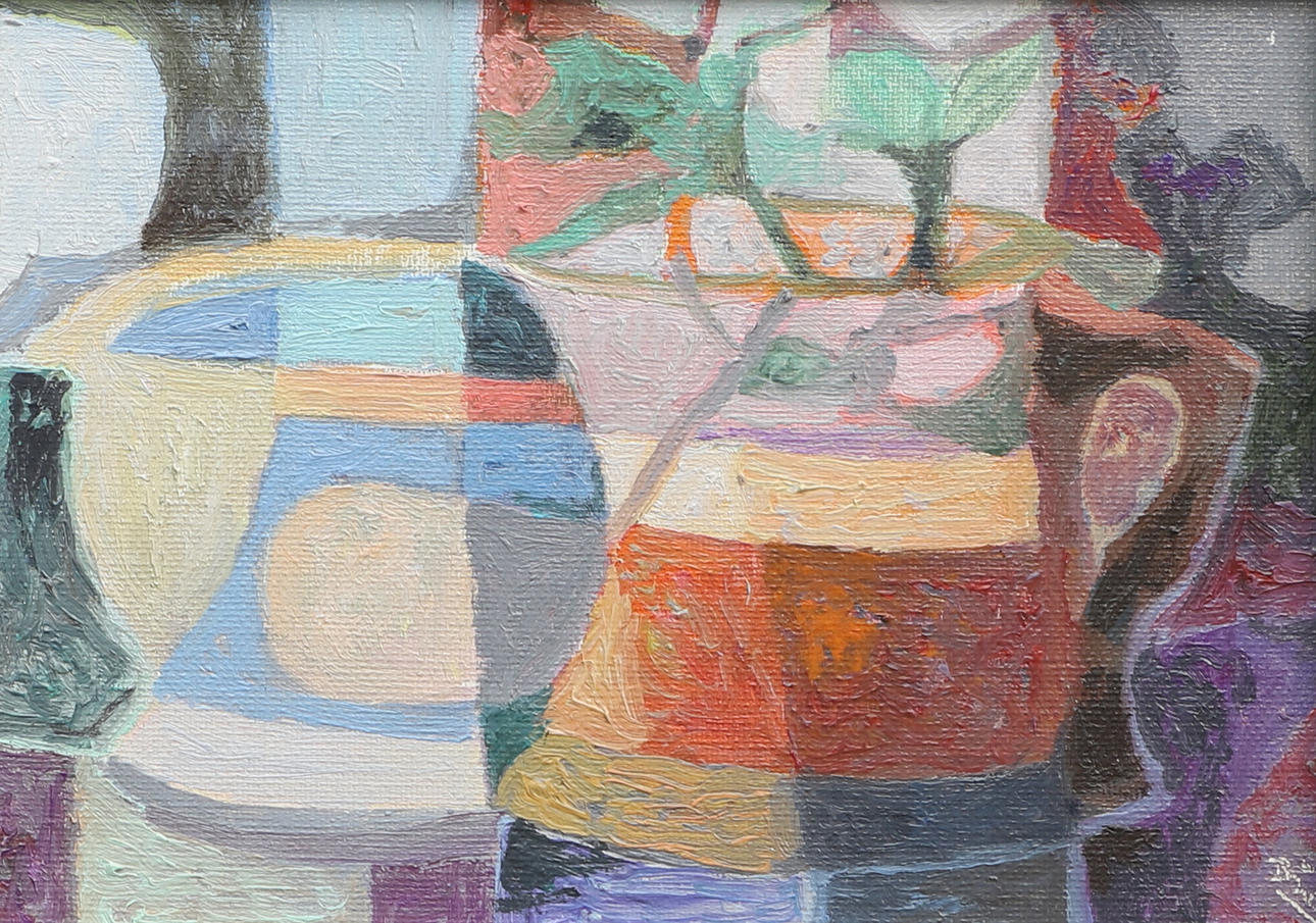 RAGNAR RING. Oil on canvas board, "Koboltkanna", signed, dated -84.