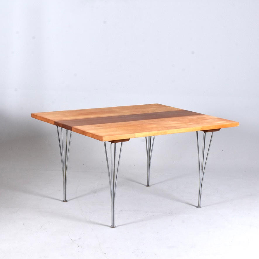 MATBORD, massiv, teak/ek, 1900-tal.