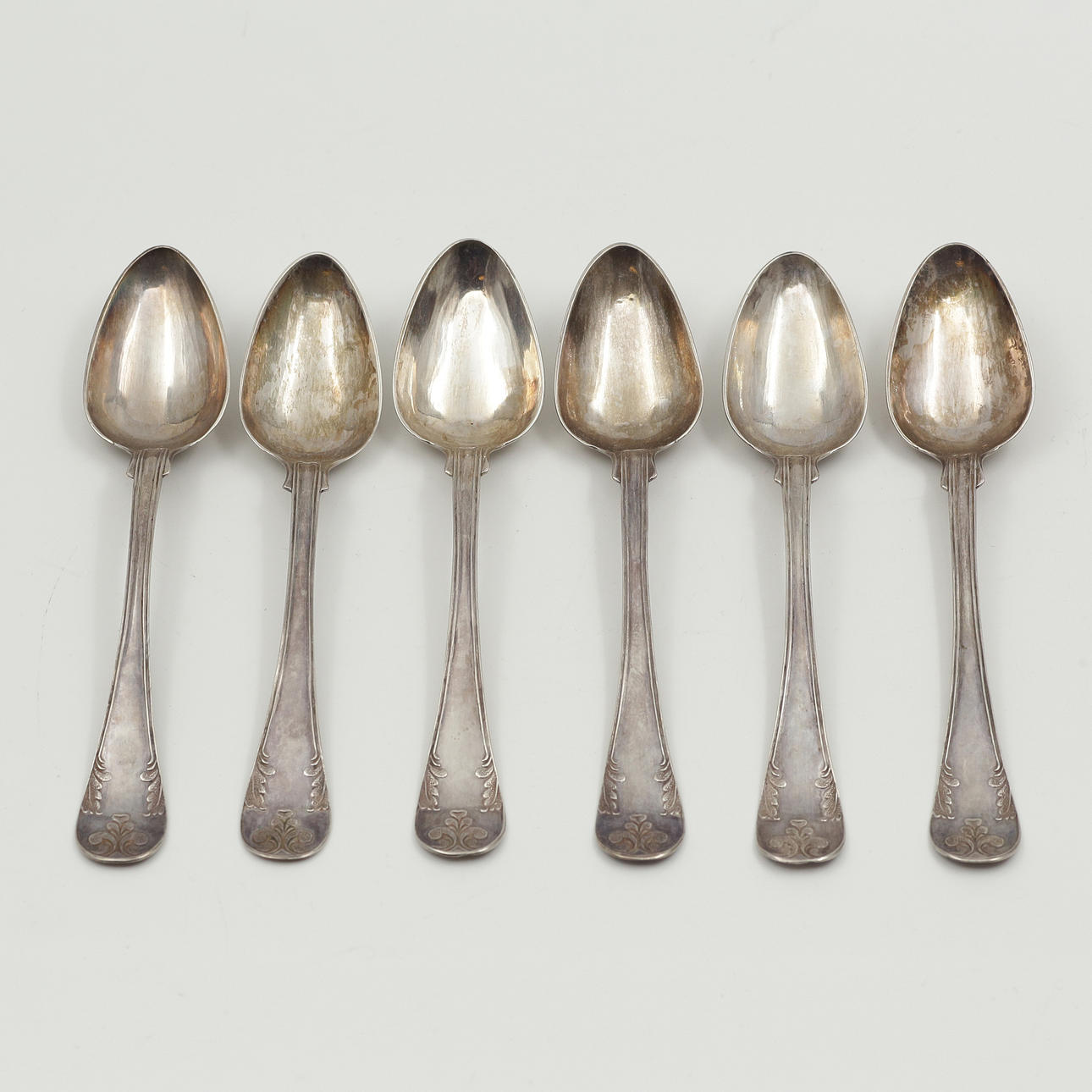 6 TESKEDAR, SILVER.