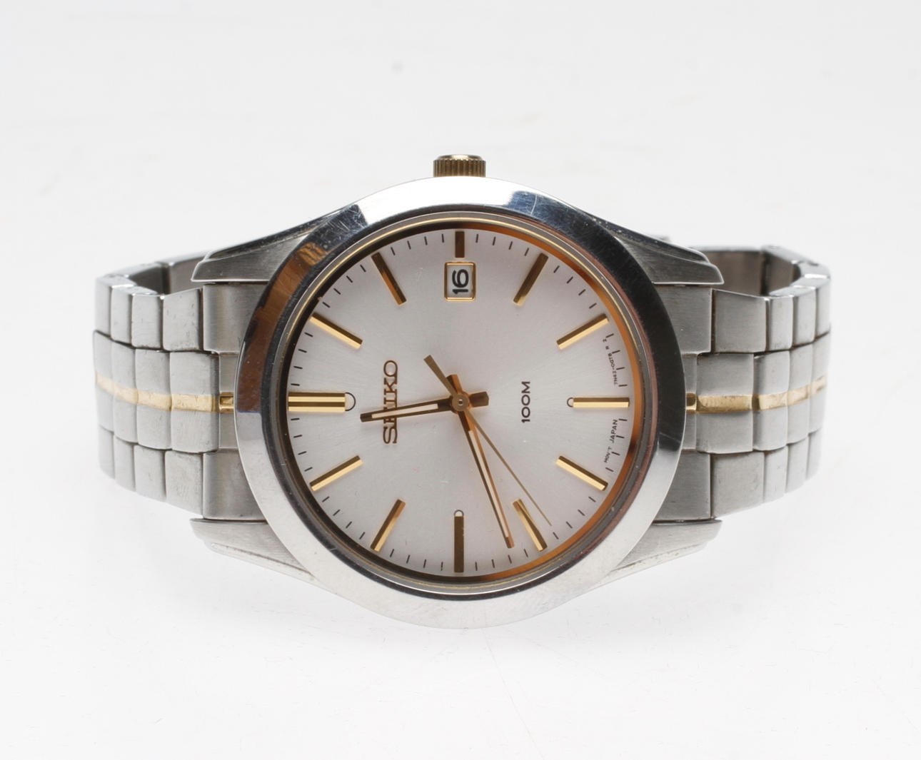 ARMBANDSUR SEIKO SAPPHIRE CRYSTAL, stål.