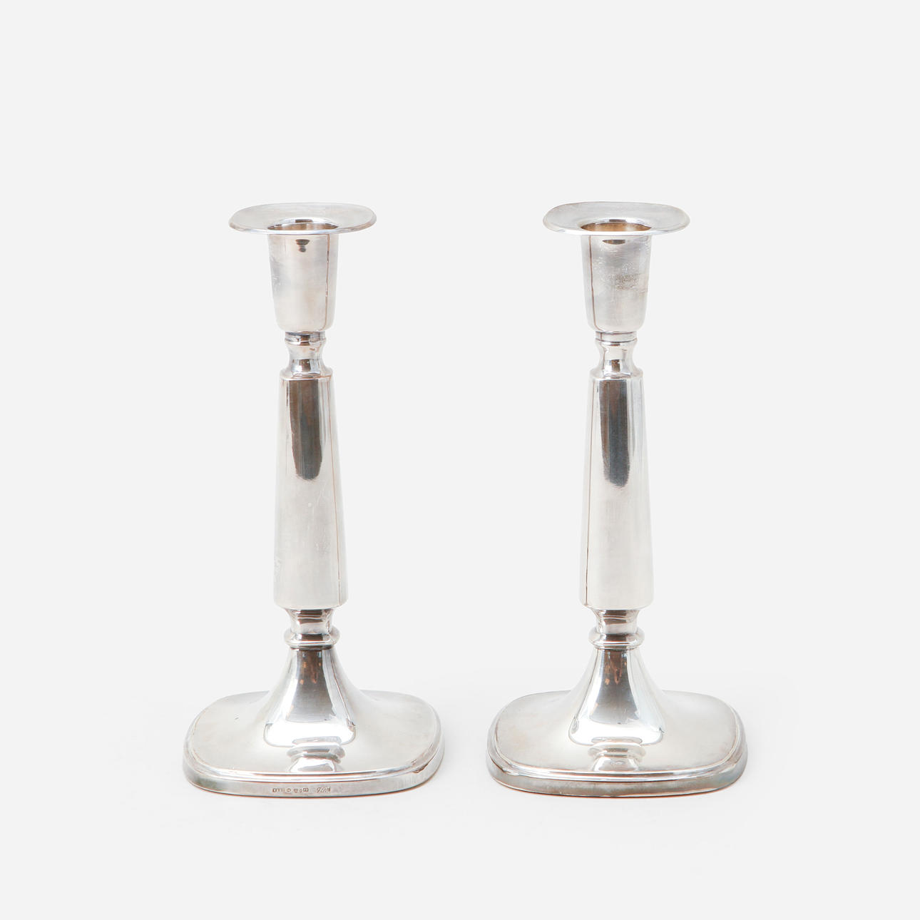 TORE ELDH. Ljusstakar, ett par, silver, 1967.