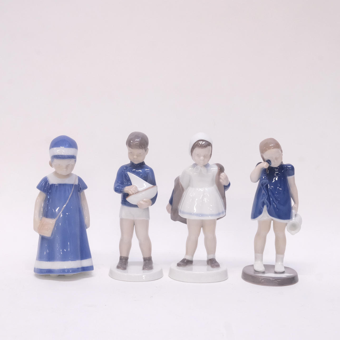 BING & GRÖNDAHL, FYRA FIGURINER.