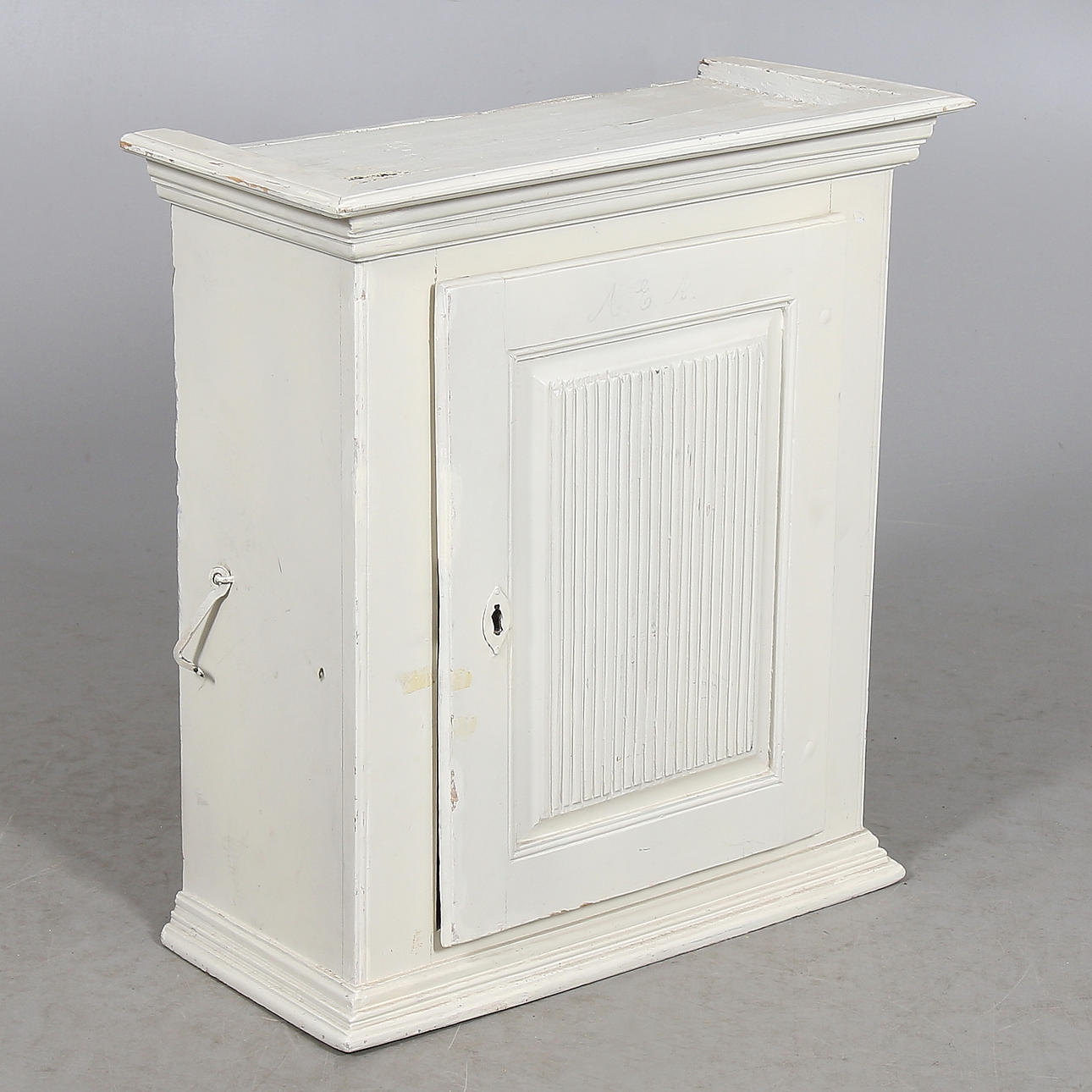 HÄNGSKÅP, trä, sengustavianskt, 17/1800-tal.