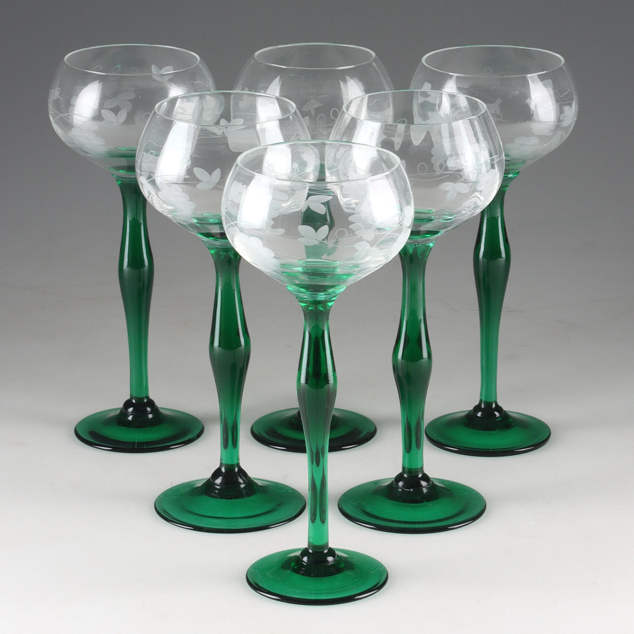 REMMARE 6 st, glas, 1900-talets andra hälft.