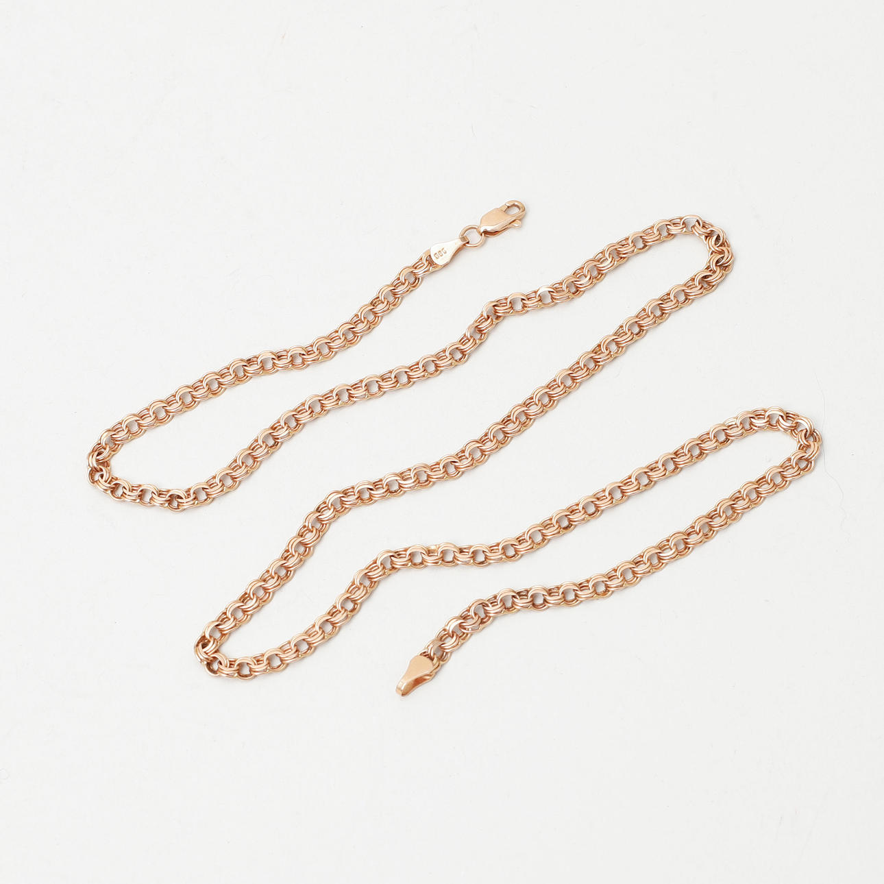 COLLIER, 14k guld, vikt ca 15 gram.