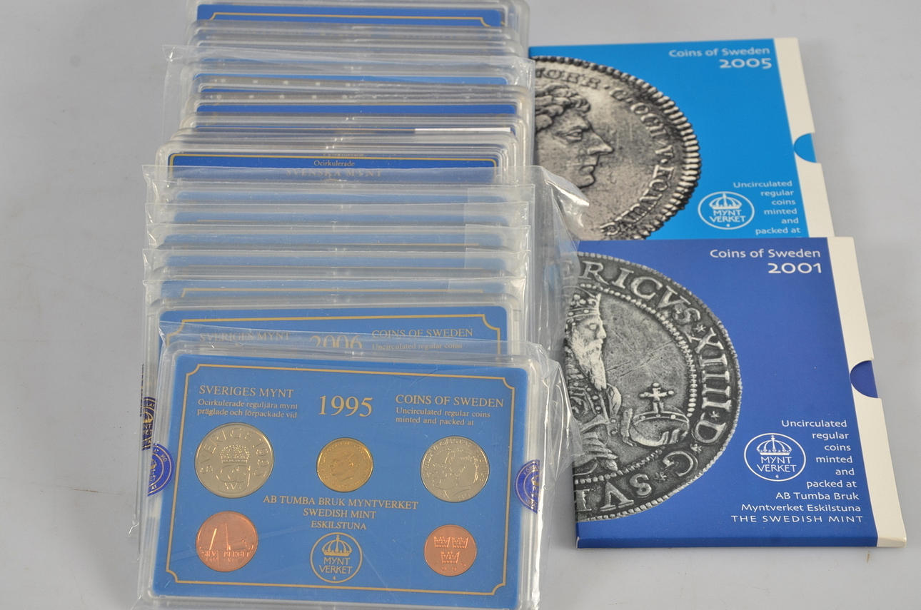 MYNTÅRSATSER, Sverige, 26-stycken.
