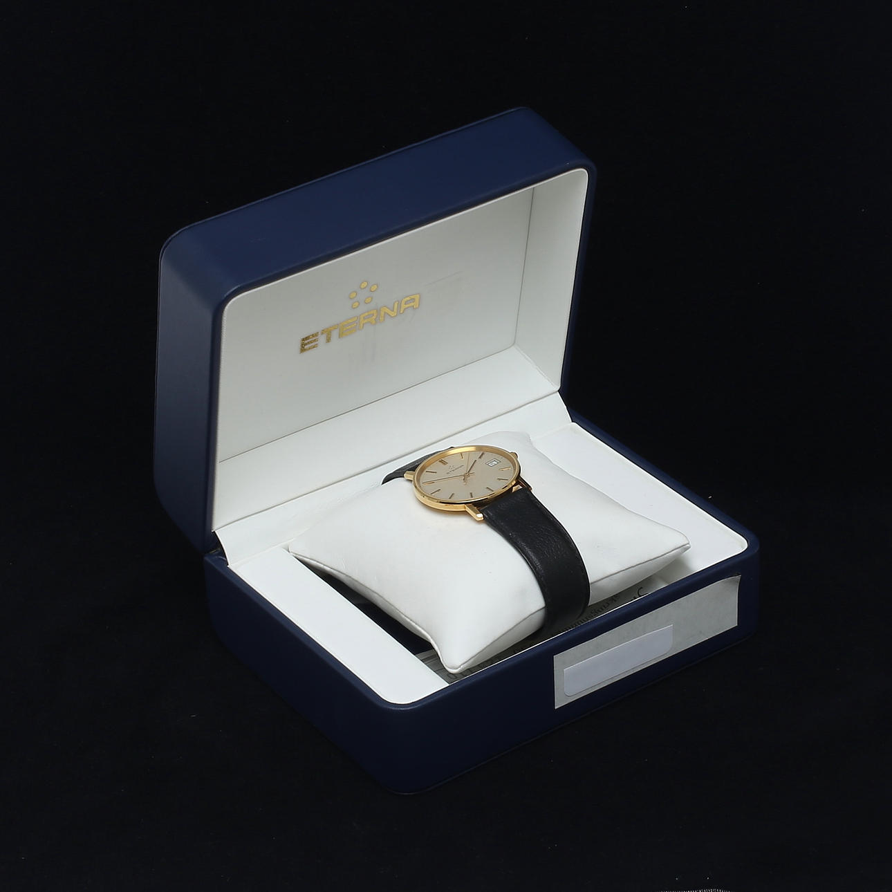 ARMBANDSUR, Eterna, quartz, boett av 18k guld.