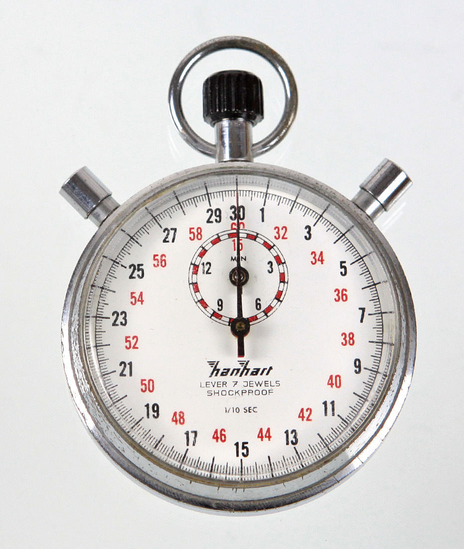 stoppur, Hanhart, mekanisk.