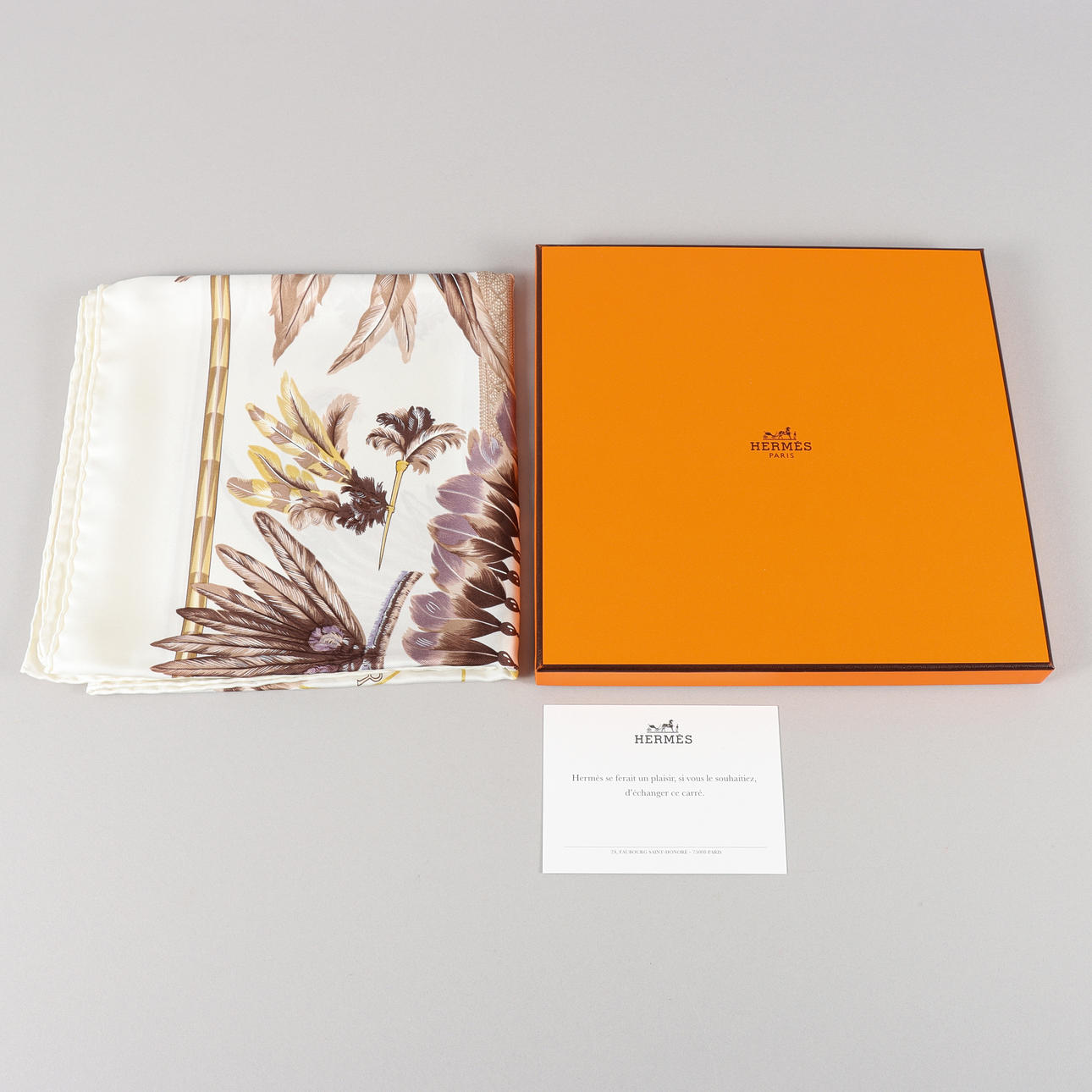 HERMÈS, "Brazil", scarf.