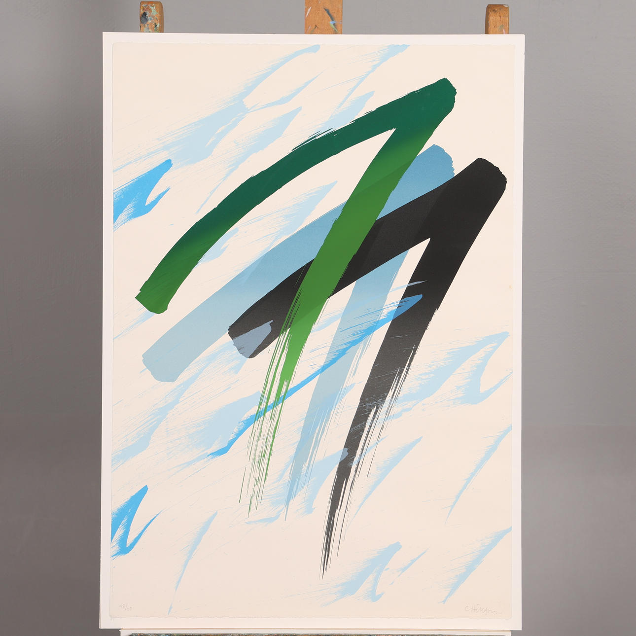 CURT HILLFON. LITHOGRAPH, signed and numbered.