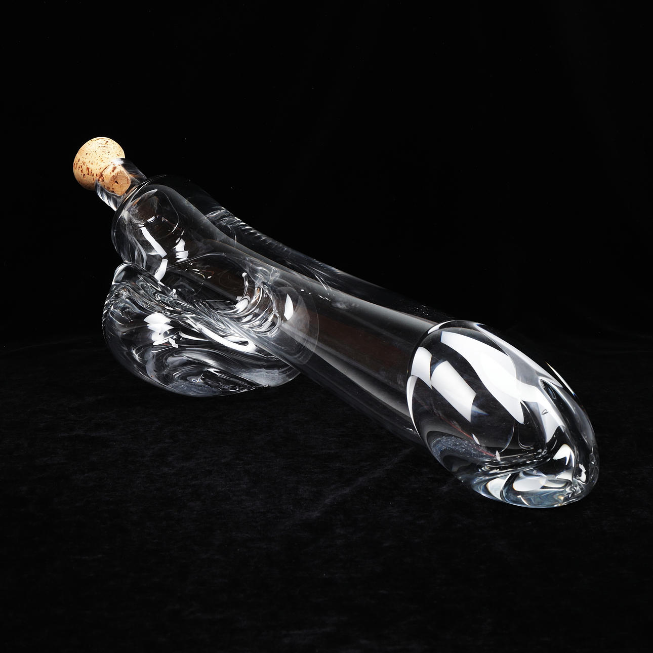 KARAFF, glas, 1900-talets andra hälft.