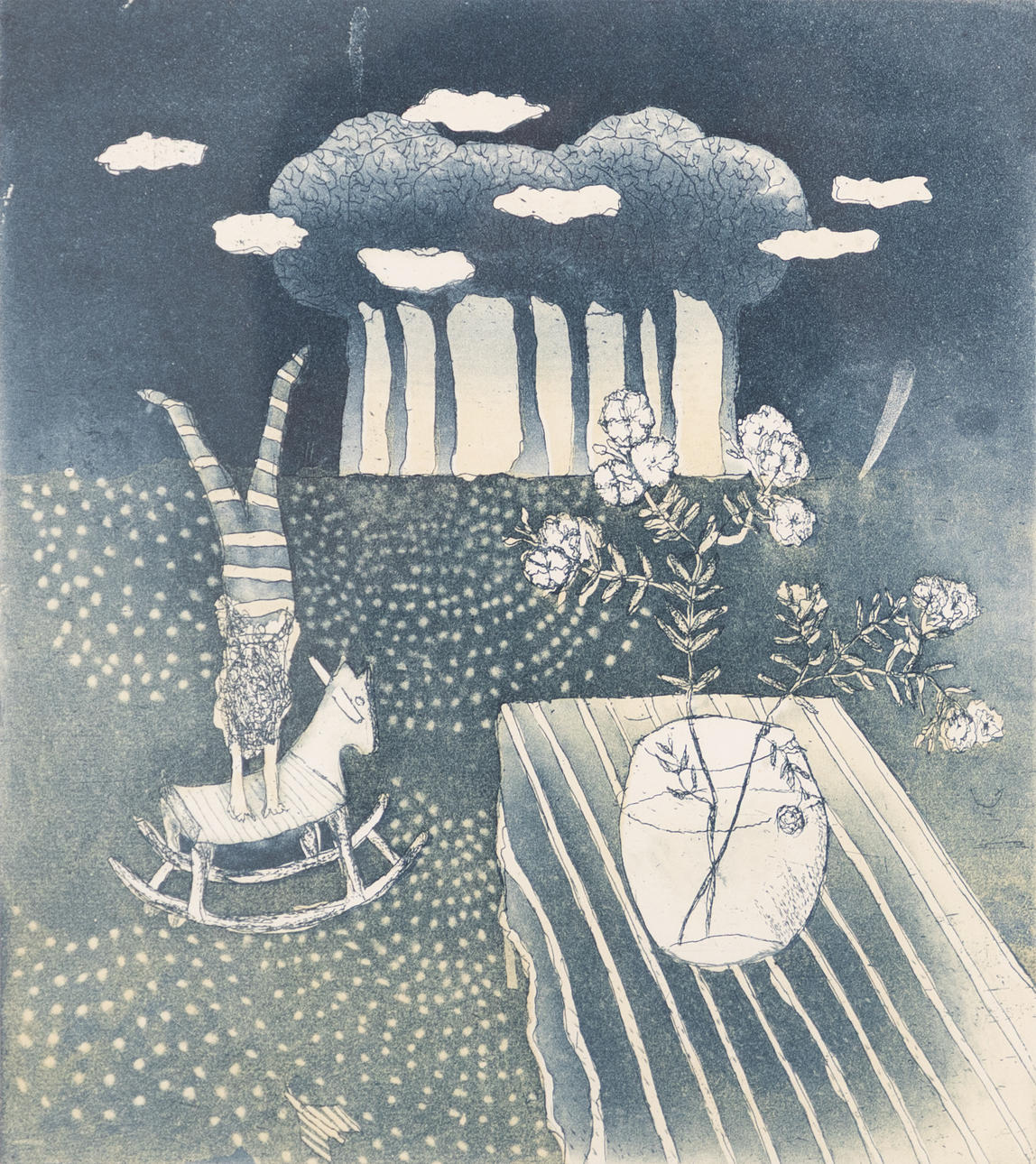 HELMTRUD NYSTRÖM. lithograph, signed, numbered 57/250.