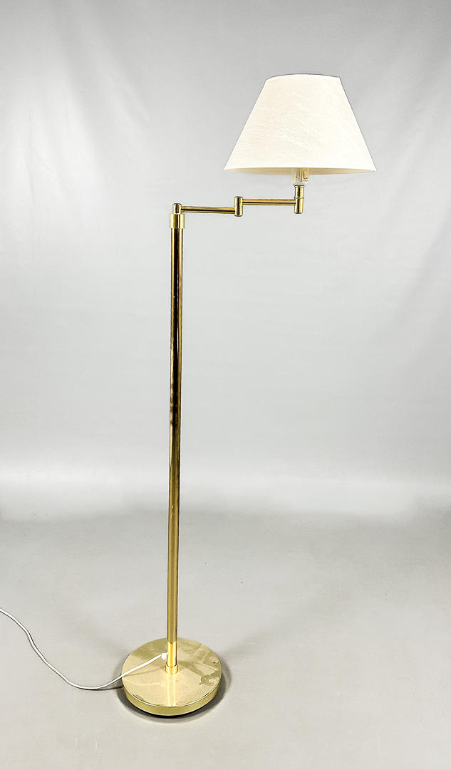GOLVLAMPA, gulmetall, IKEA.