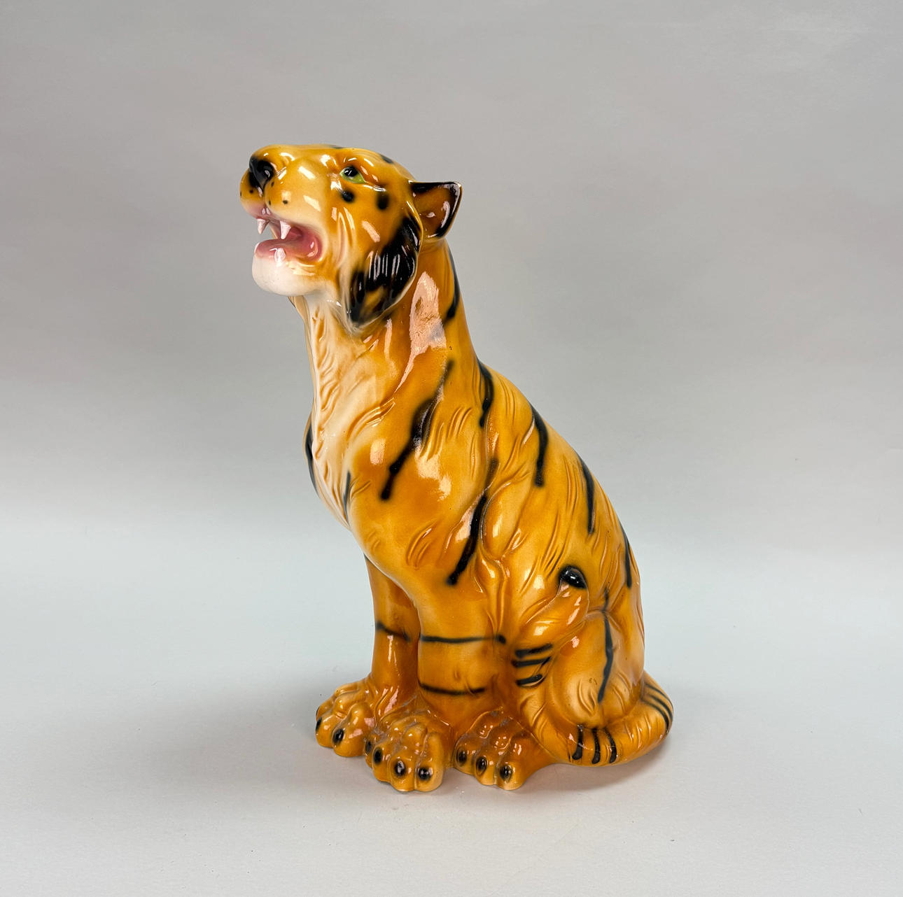 LEOPARD - golvfigurin, keramik, 1990-tal.
