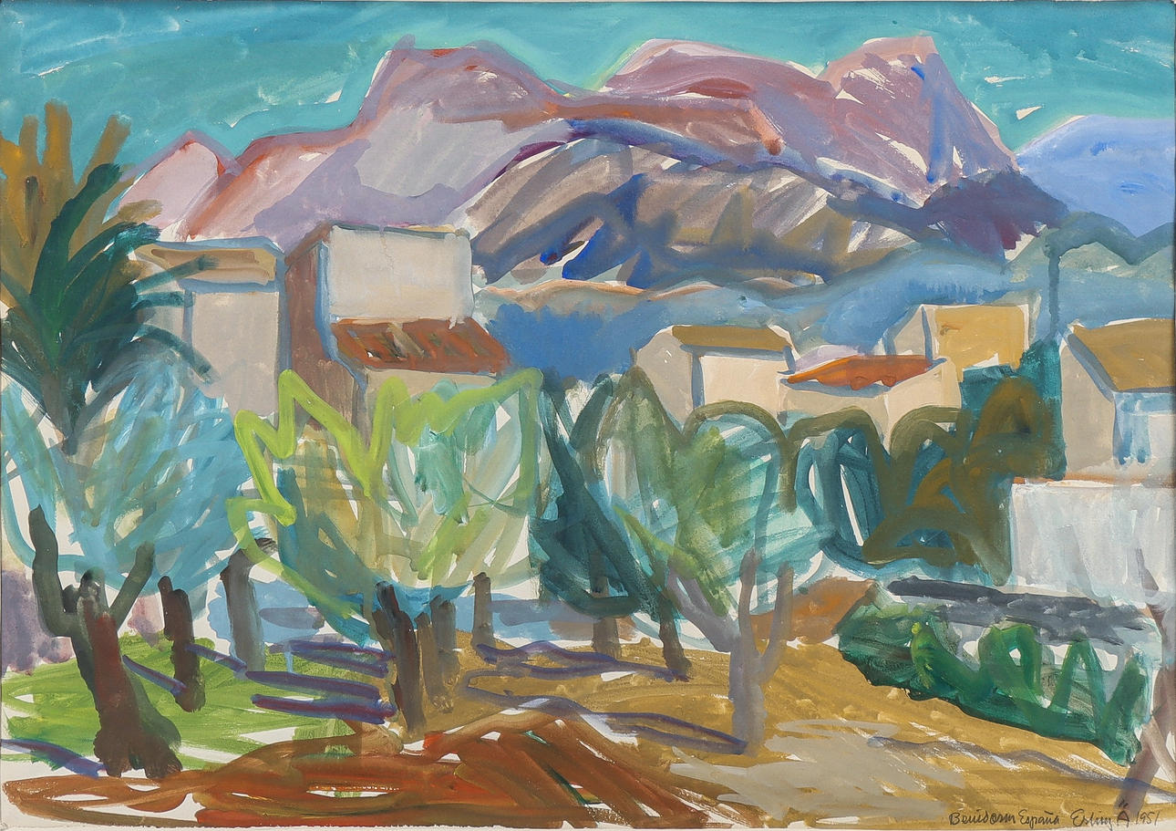 ERLING ÄRLINGSSON. Landskap, Benidorm, Spanien.