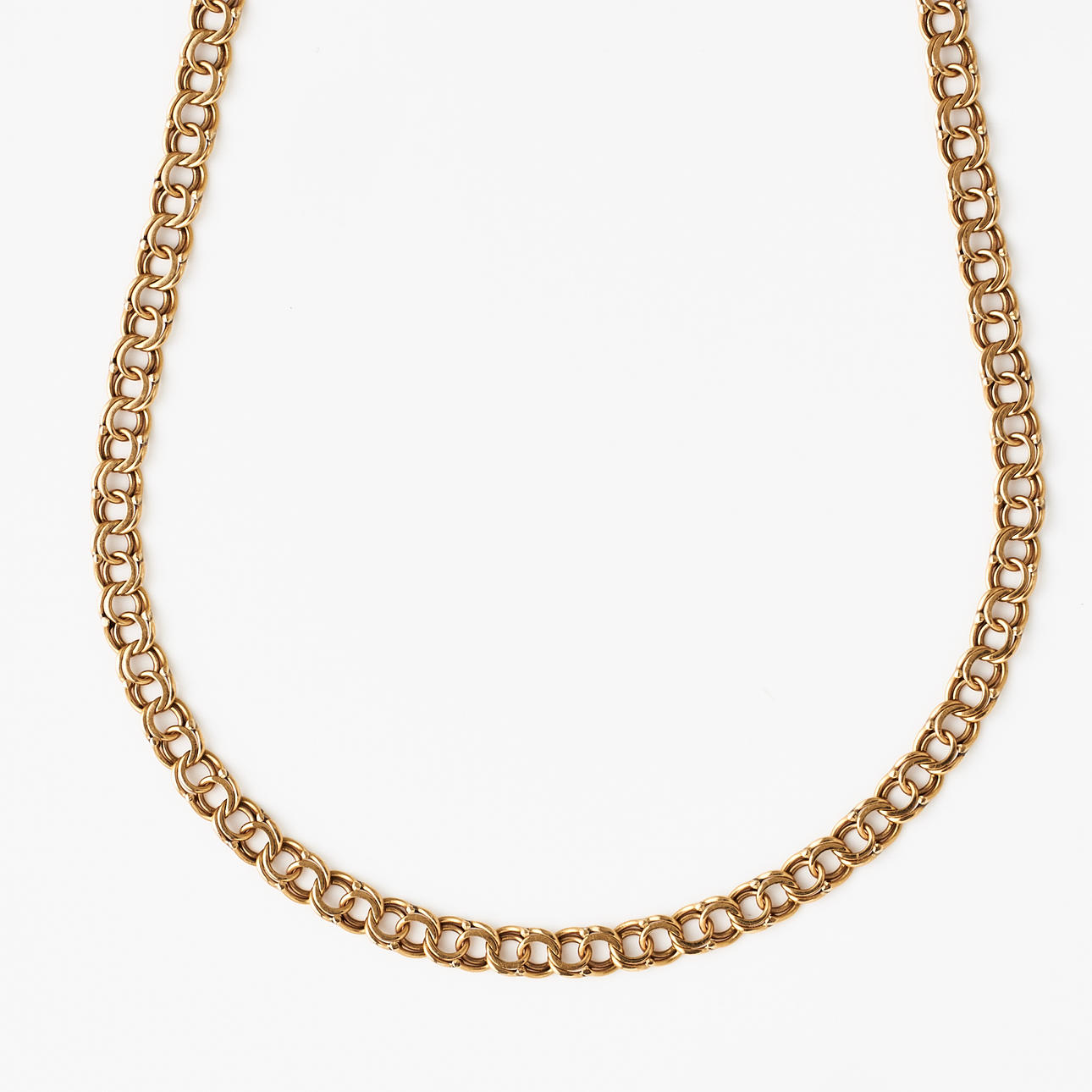 COLLIER, 18 k guld, Bismarck.