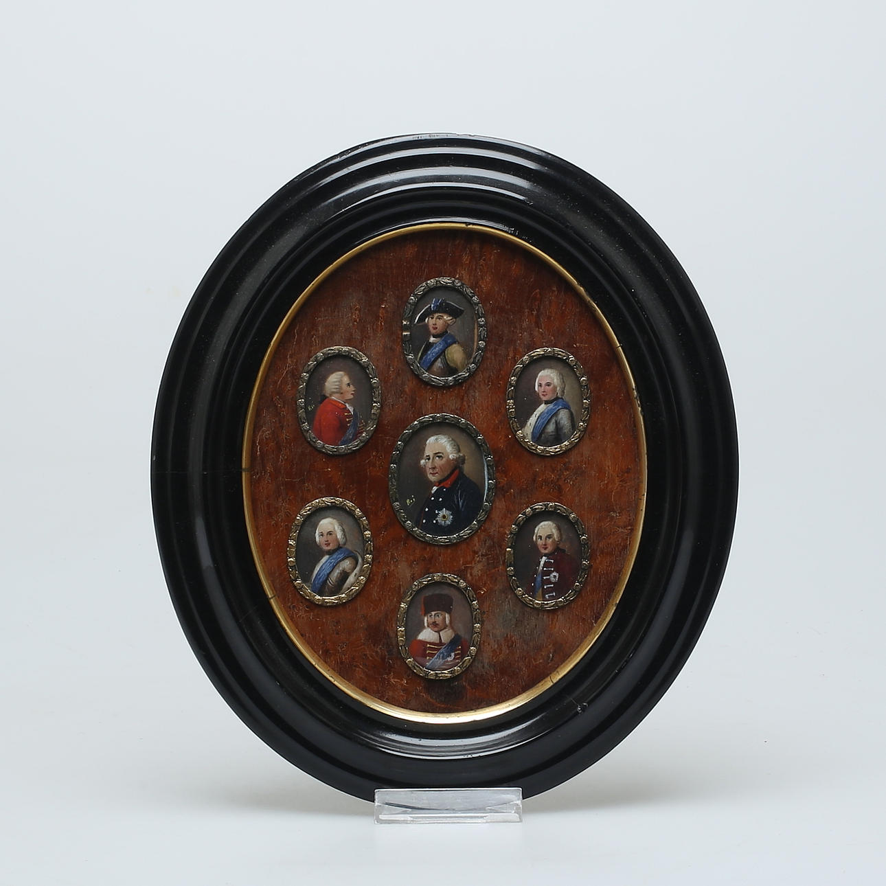 MINIATYRPORTRÄTT, Fredrik II, Den Store, av Preussen.