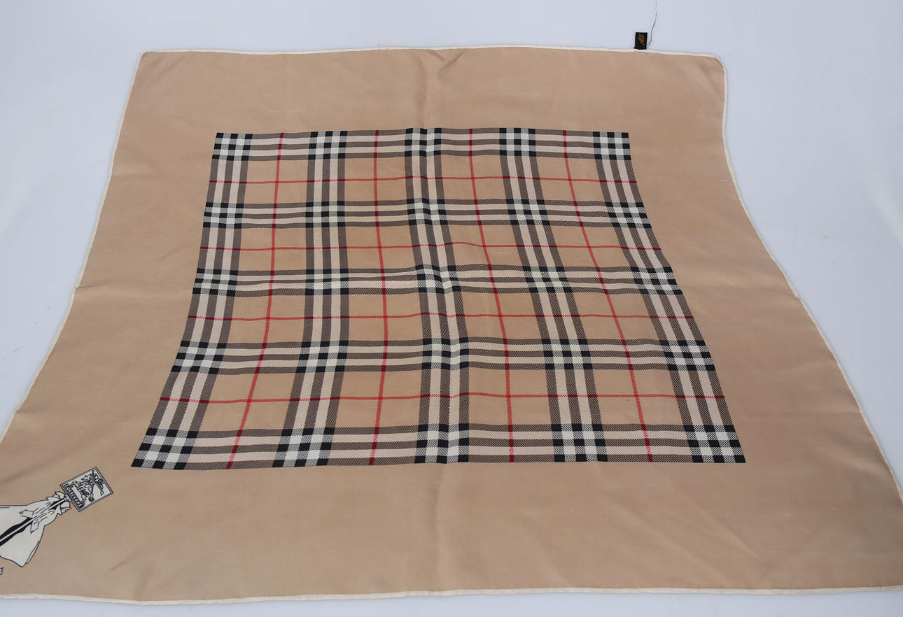 SCARVES, siden, Burberry, 1900-talets andra hälft.