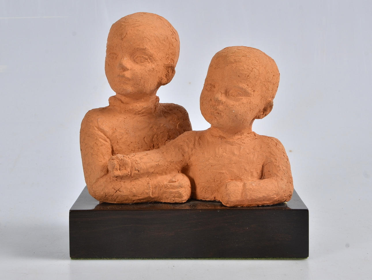 BRITTA NEHRMAN. Skulptur, Terracotta, signerad.