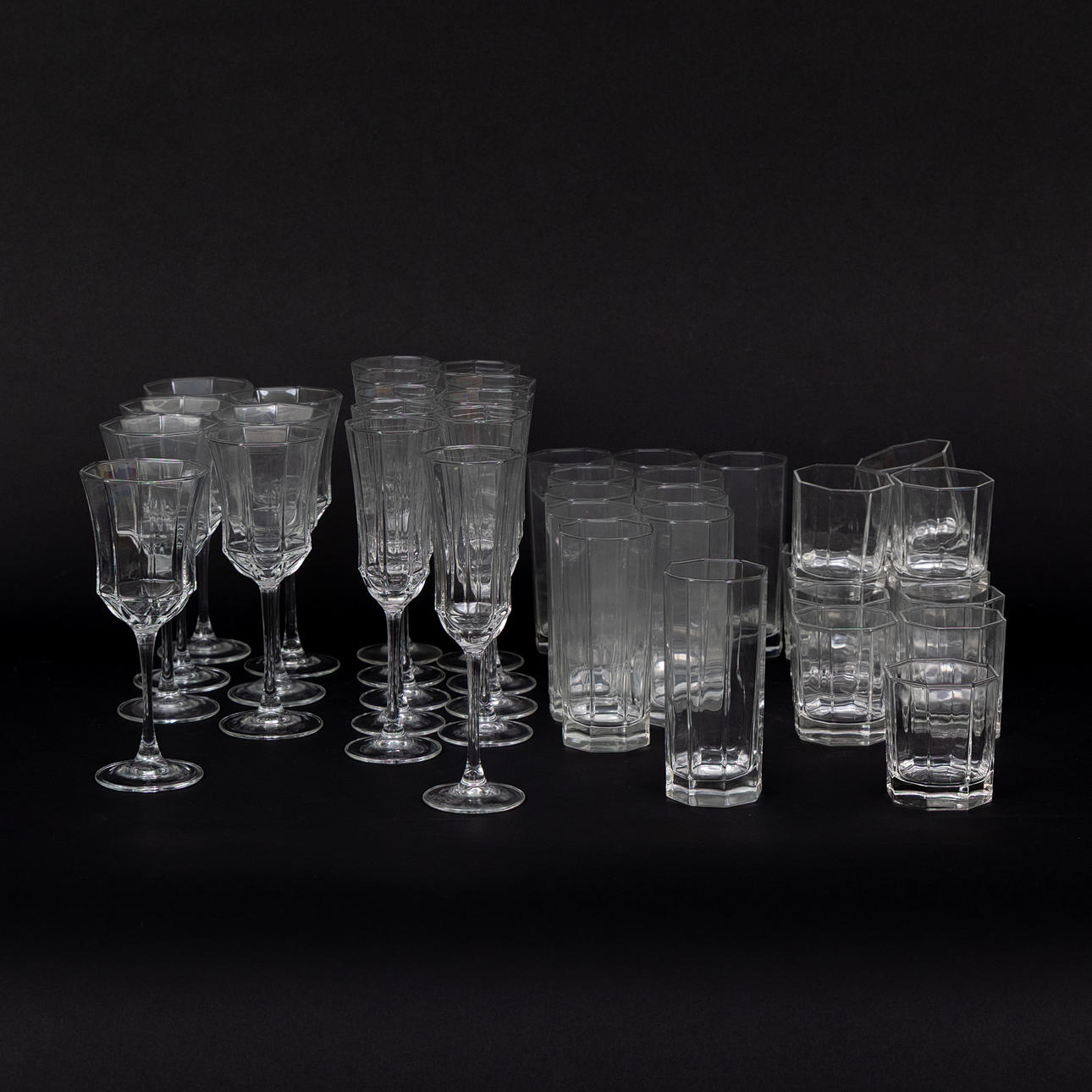 GLASSERVISDELAR, 40 delar, Octime, Luminarc.