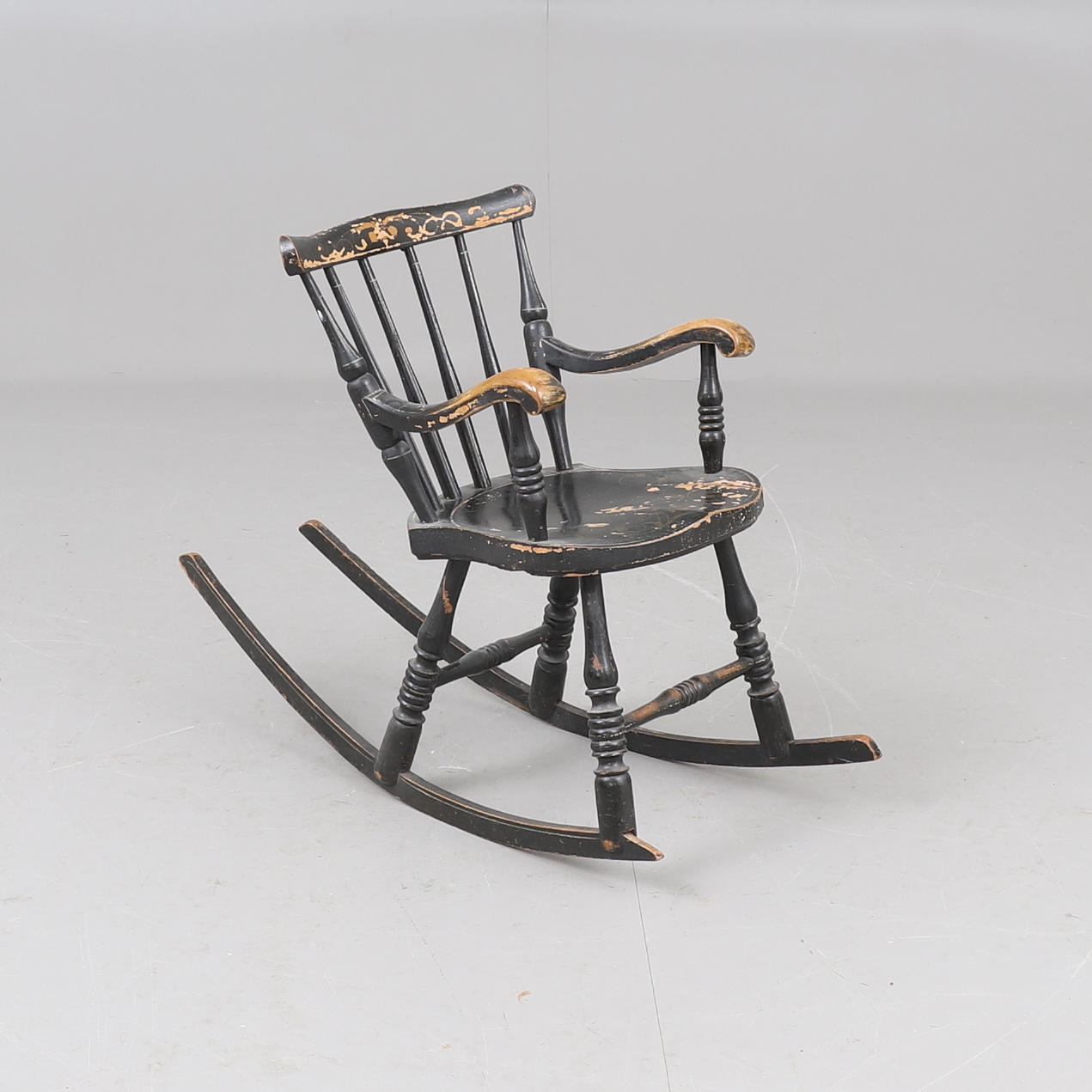 GUNGSTOL, barnmodell, sent 1800-tal.