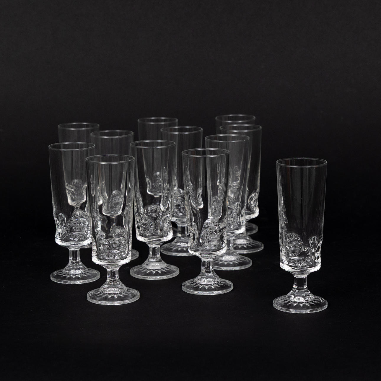 CHAMPAGNEGLAS, 12 st, av nyare datum.