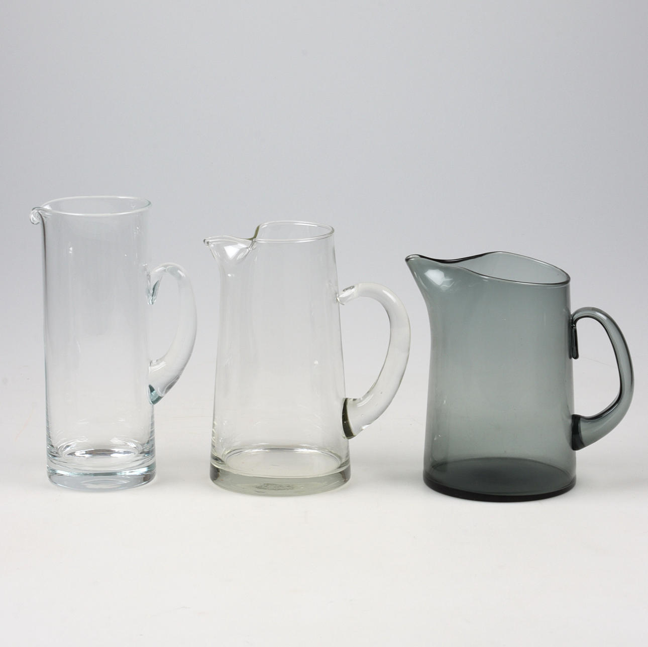 KANNOR, 3 st, glas, 1900-tal.