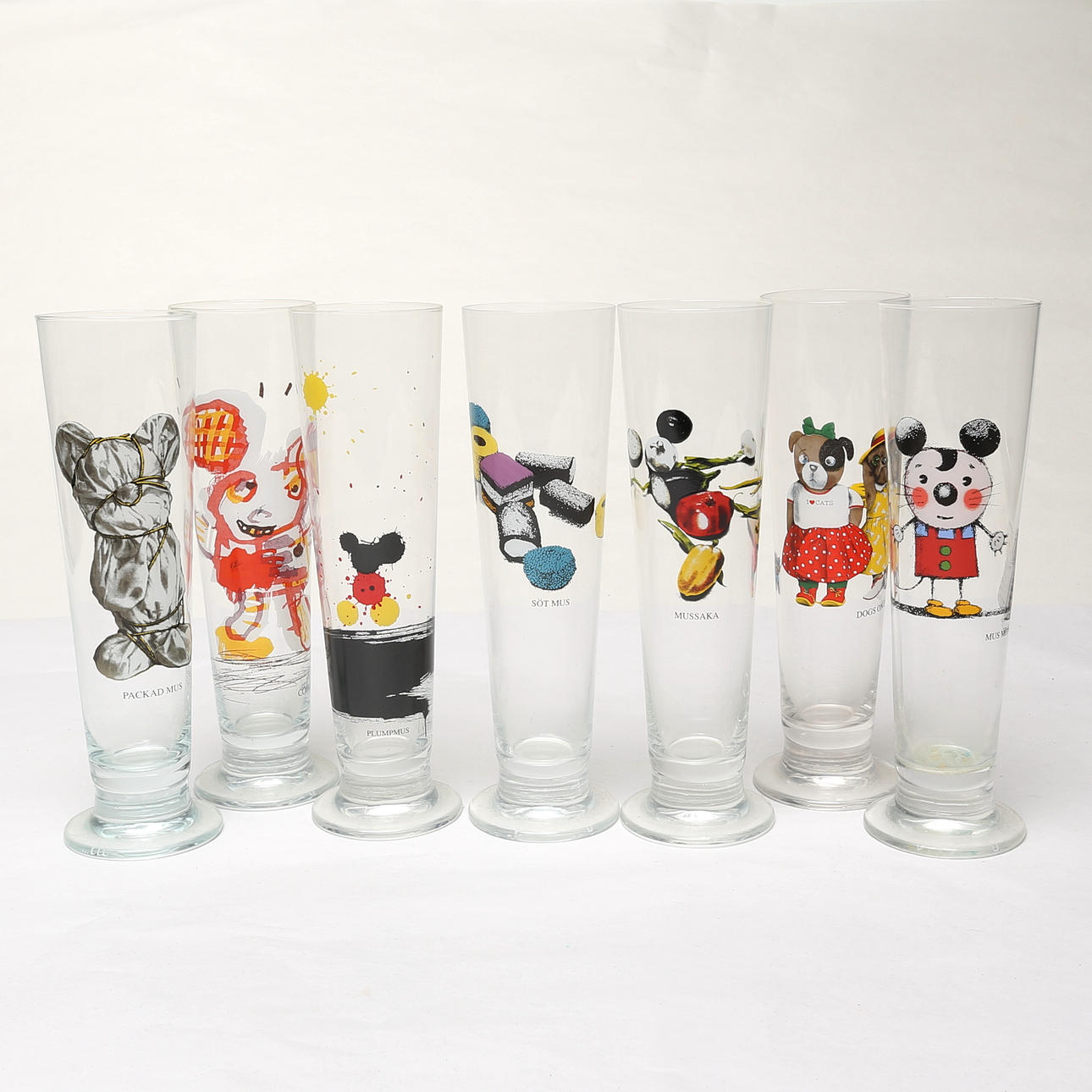 GLAS, 7 st, Lasse Åberg.