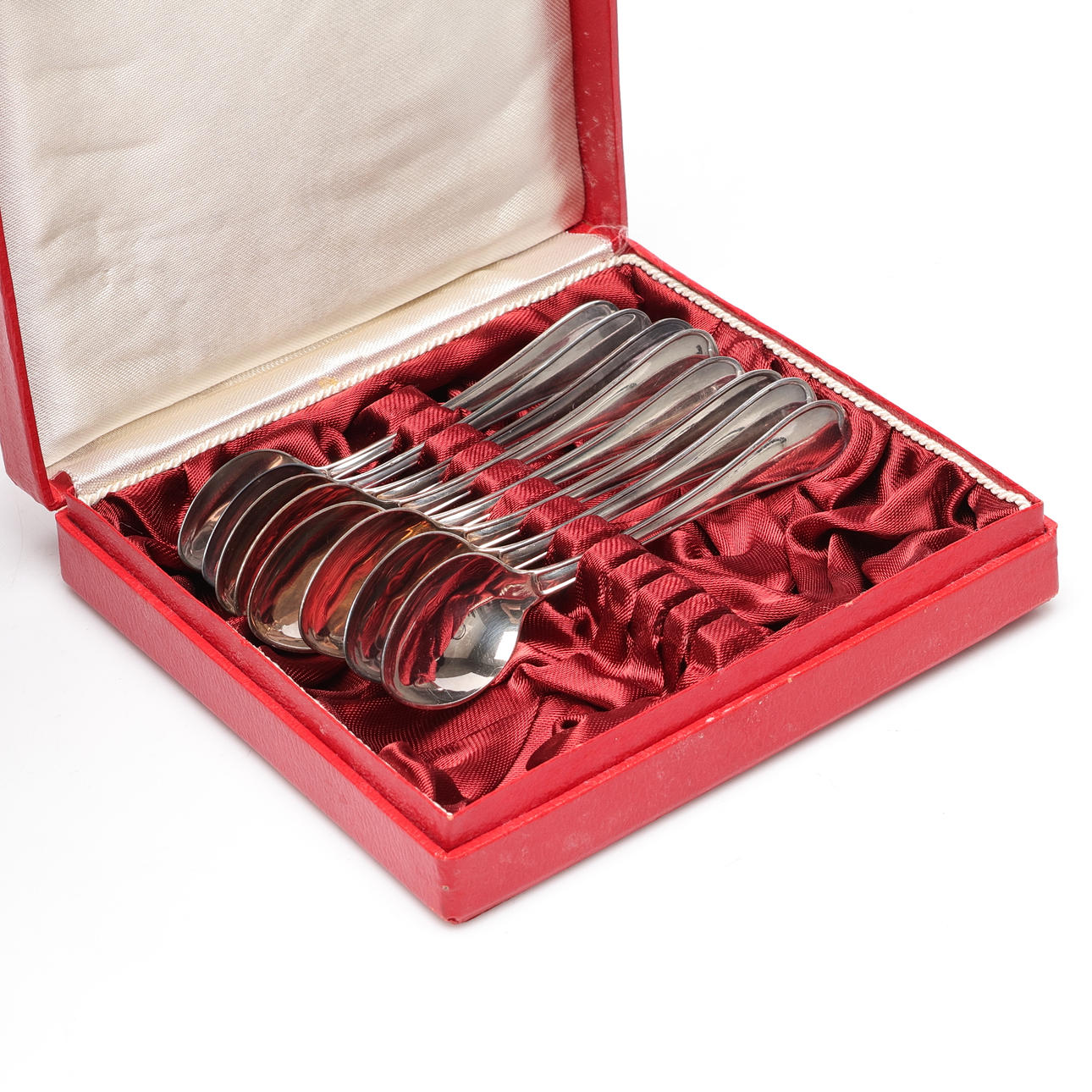 SKEDAR, 8 st, silver, vikt ca 122 gram.