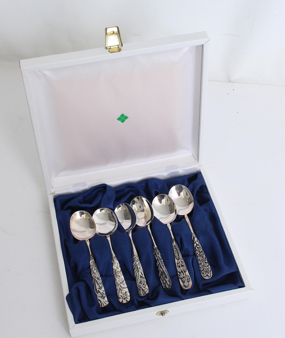 KAFFESKEDAR, 6 st, silver, Mema.