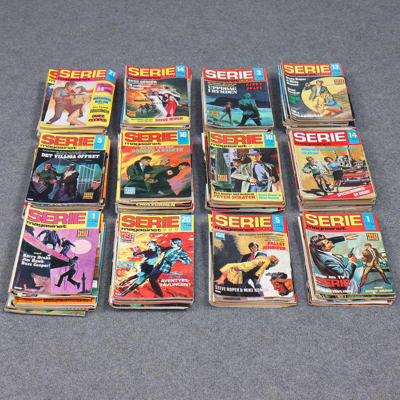 STOR SAMLING SERIETIDNINGAR, SERIEMAGASINET.