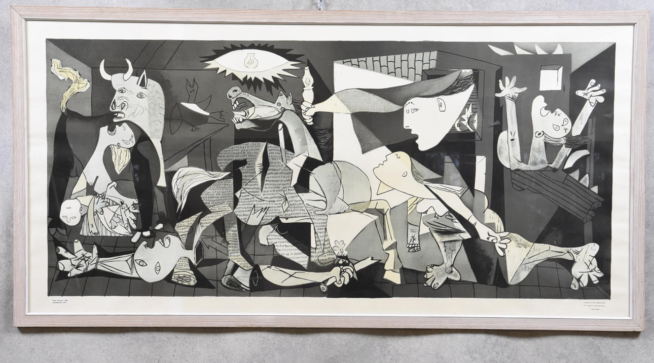 PABLO PICASSO. print "Guernica".