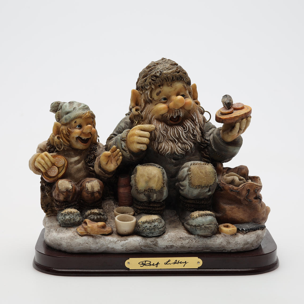 ROLF LIDBERG. FIGURIN, konstmassa, "troll".