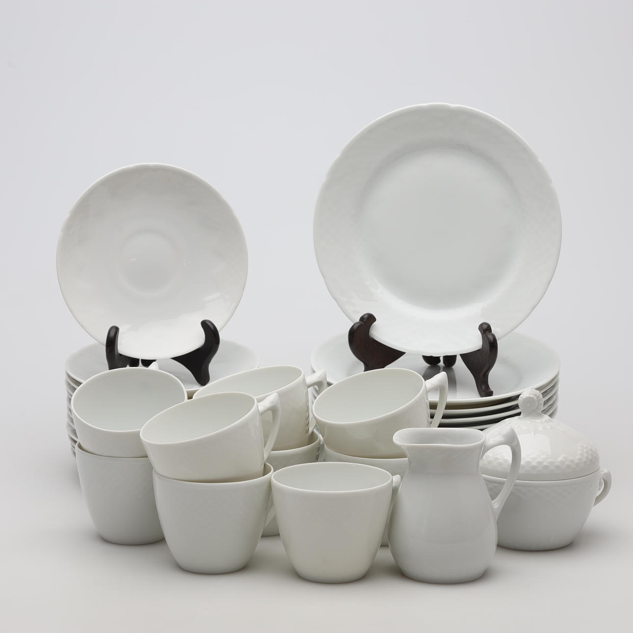 KAFFESERVISDELAR, stycken, "Elegance", porslin, Bing & Grøndahl, Danmark.