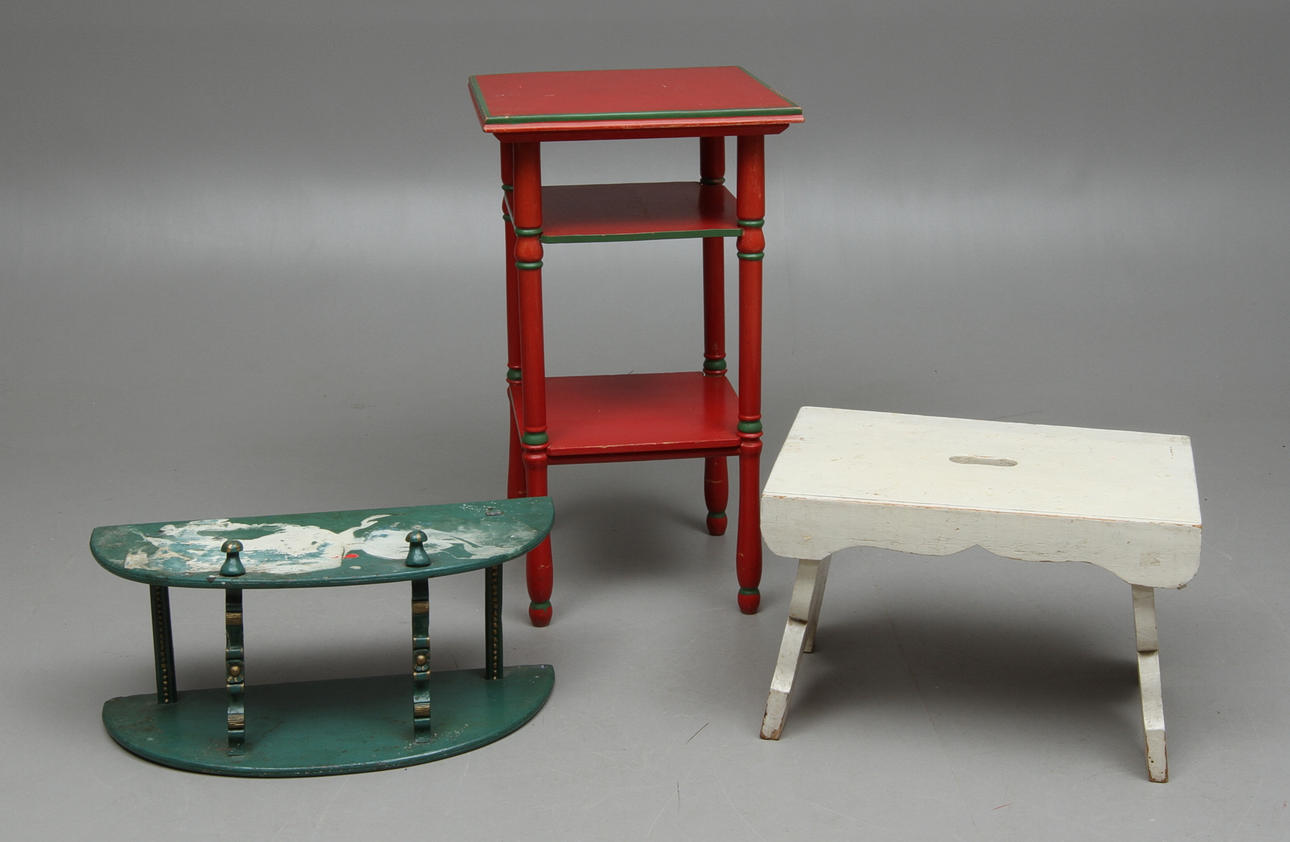 HYLLA, BORD, PALL, 1900-tal.