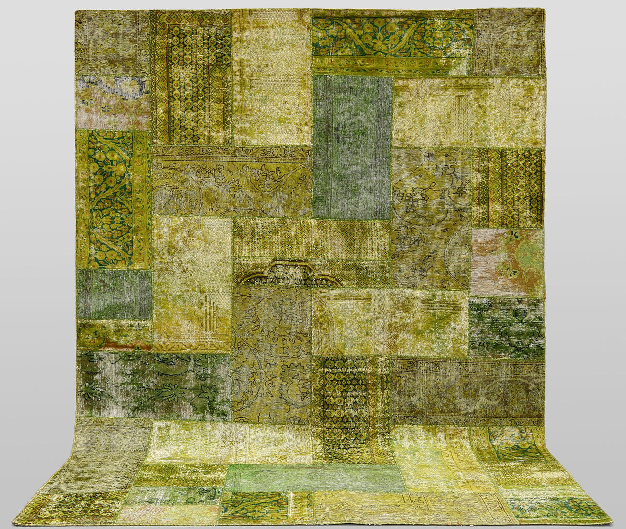 ORIENTMATTA, s ka patchwork - vintage, ca 314 x 205 cm.